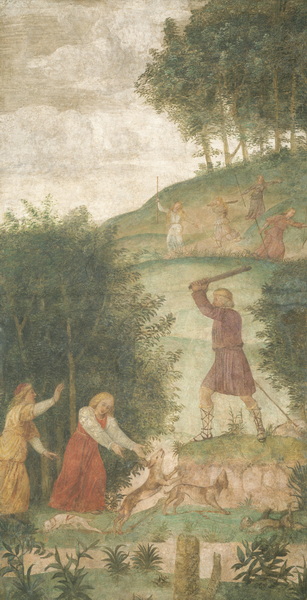 4. The Punishment of Cephalus on the Hunt (211.4 x 110.3) (Washington, National Gallery)