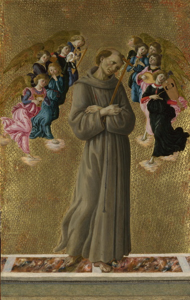 42. St. Francis and Angels (c