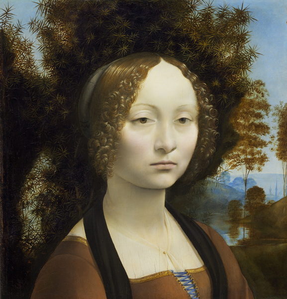 5.2. Portrait of Genevieve de' Benci (1474-1476) (Washington, National Gallery) (4.80 MB)