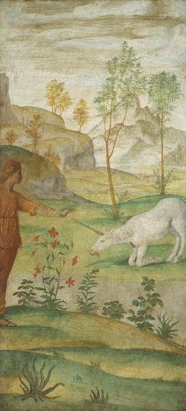 8. Procris and the Unicorn (228.6 x 108) (Washington, National Gallery)