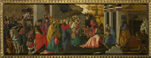 Adoration of the Kings and Saints 1470, Sandro Botticelli and Filippino Lippi