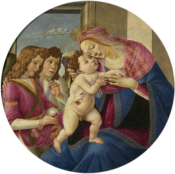 Alessandro di Mariano Filipepi, known as Botticelli Madonna with Child and Two Angels, c