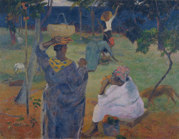 Among the Mangoes at Martinique, 1887