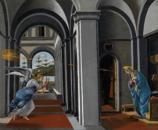 AnnunciazioneBotticelli 1490