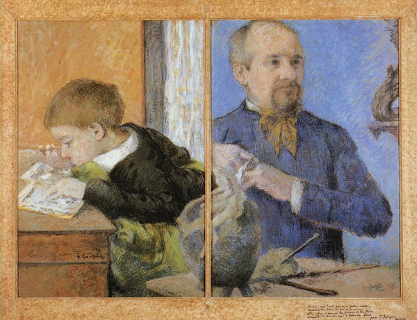 Aube the Sculptor and His Son, 1882