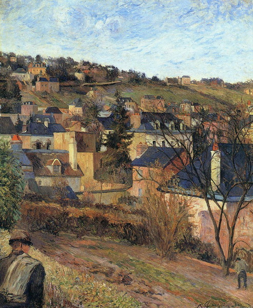 Blue Roofs of Rouen, 1884