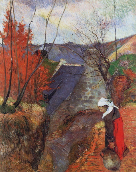 Breton Woman with Pitcher, 1888