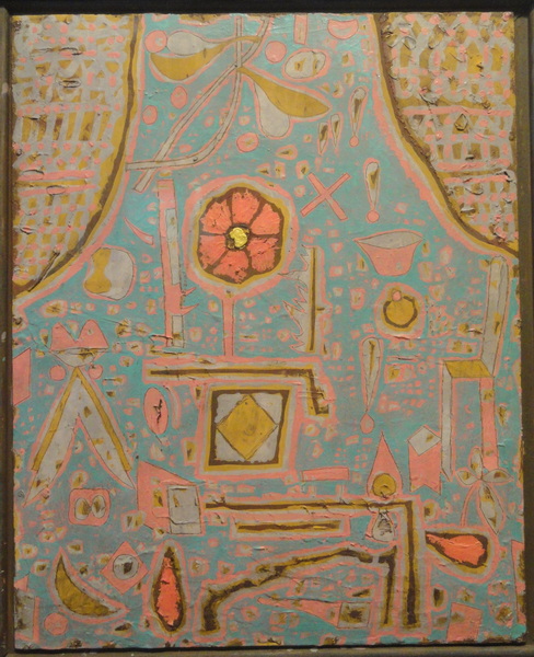 Efflorescence, Paul Klee, 1937, oil and pencil on cardboard DSC04911
