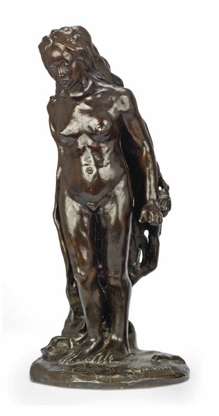 Female Nude Standing, 1890-91