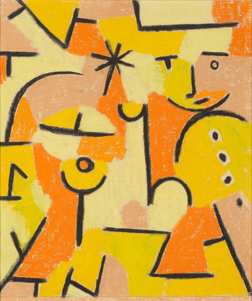 Figur in Gelb (Figure in Yellow) by Paul Klee, 1937