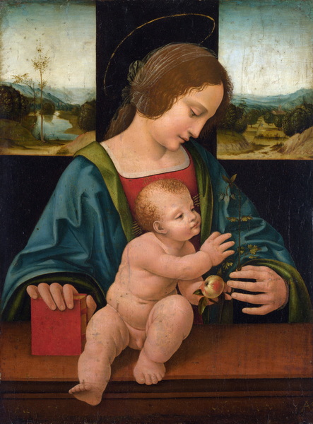 Follower of Boltraffio. Madonna and Child (c.1500) (London, National Gallery)