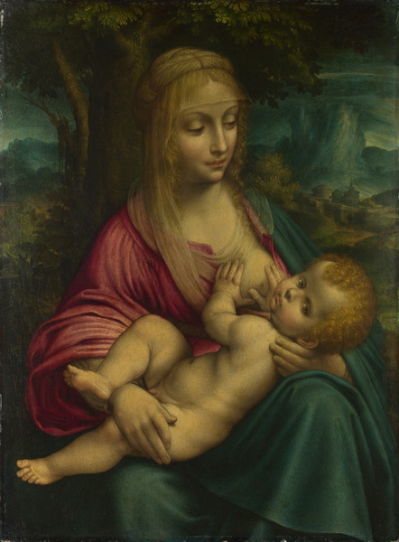 Follower of Leonardo da Vinci - The Virgin and Child