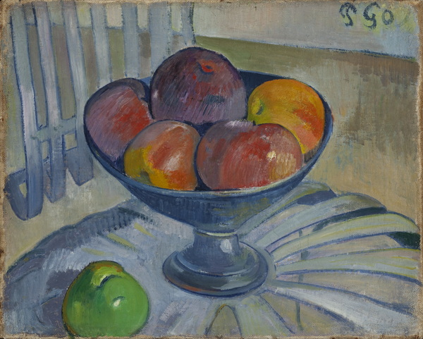 Fruit Dish on a Garden Chair, 1890