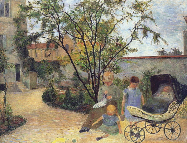 Garden on Carcel Street, 1883