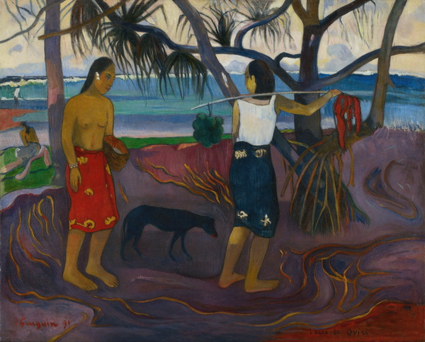 I Raro Te Oviri (Under the Pandanus), 1891