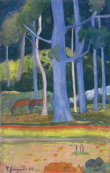 Landscape with Blue Trunks, 1892