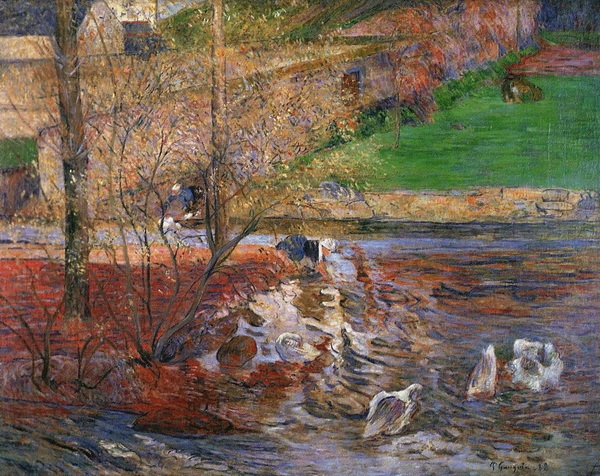 Landscape with Geese, 1888