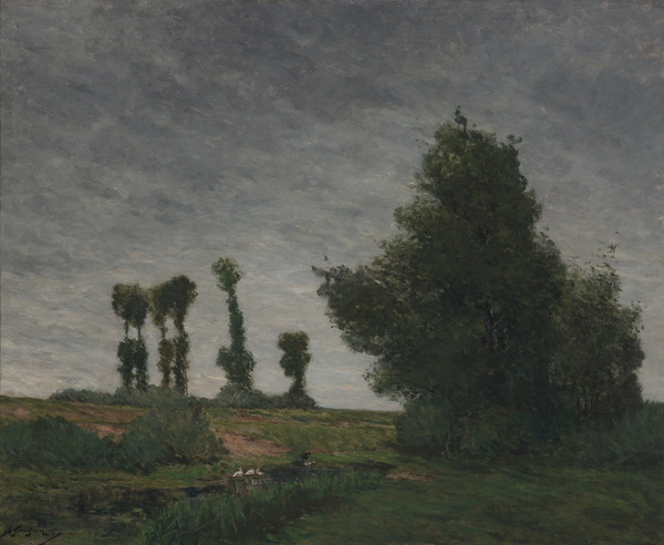 Landscape with Poplars, 1875