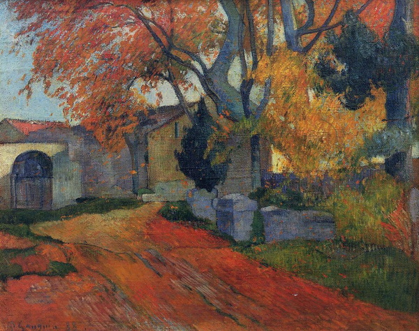 Lane at Alchamps, Arles, 1888