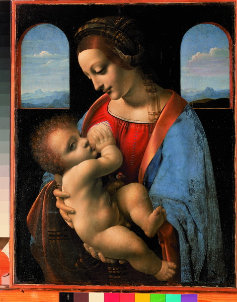 Leonardo Da Vinci- The Virgin and Child with Saint Anne-Saint's Anna