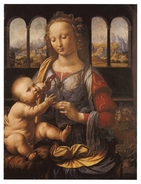 Leonardo da Vinci- Madonna of the Carnation