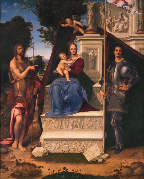 Madonna Enthroned Among Saints (1514) (254.6 x 205.7) (San Francisco, Fine Arts Museum)