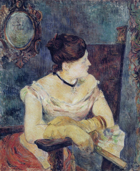 Mette Gauguin in an Evening Dress, 1884