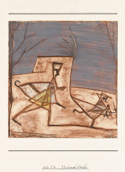 PAUL KLEE FLIEHENDE KINDER (CHILDREN FLEEING)