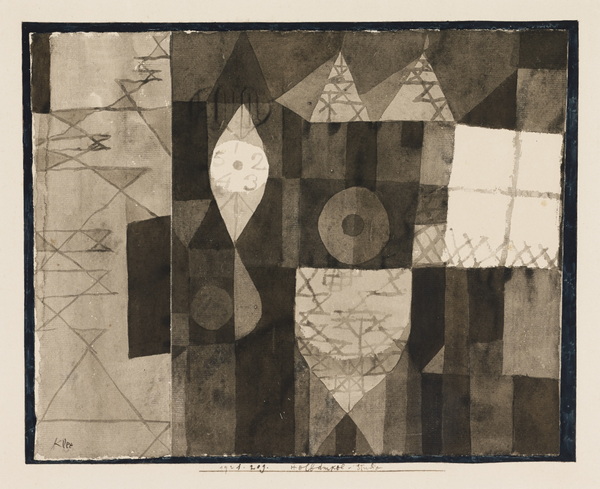 PAUL KLEE HELLDUNKEL STUDIE (CHIAROSCURO STUDY)