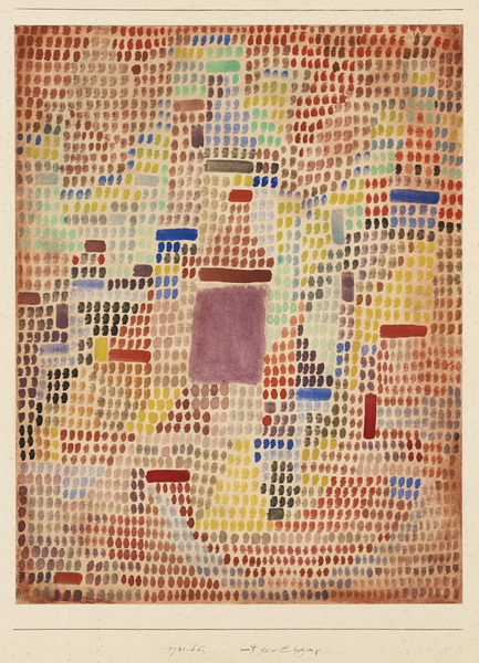 PAUL KLEE MIT DEM EINGANG (WITH THE ENTRANCE)