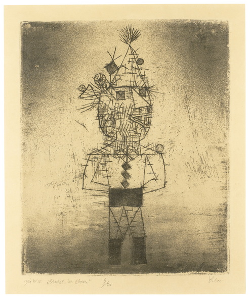 PAUL KLEE STACHEL DER CLOWN (KORNFELD 108)