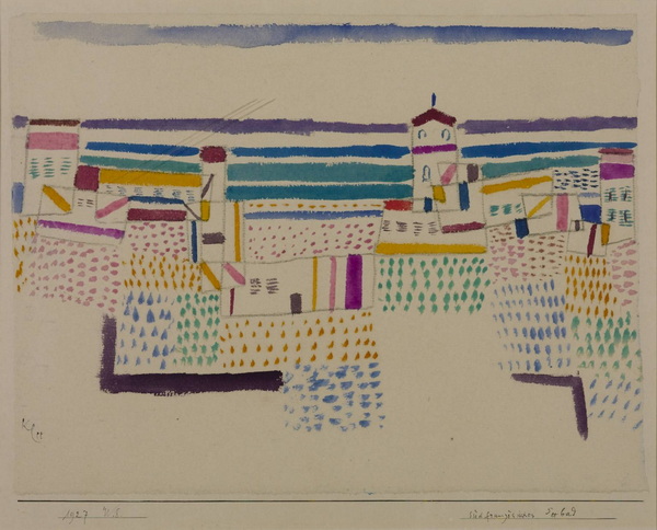 Seaside Resort in the South of France 1927 Paul Klee 1879-1940 Presented by Gustav and Elly Kahnweiler 1974, accessioned 1994 http://www.tate.org.uk/art/work/T06795