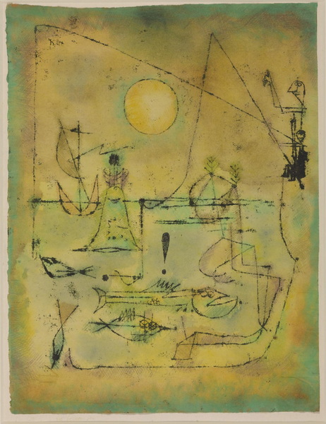 They're Biting 1920 Paul Klee 1879-1940 Purchased 1946 http://www.tate.org.uk/art/work/N05658