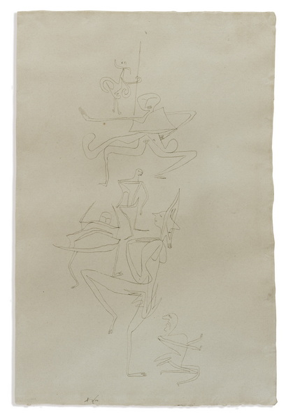 PAUL KLEE WERBEBLATT ZU EINEM BALLETT (PROMOTIONAL LEAFLET FOR A BALLET)