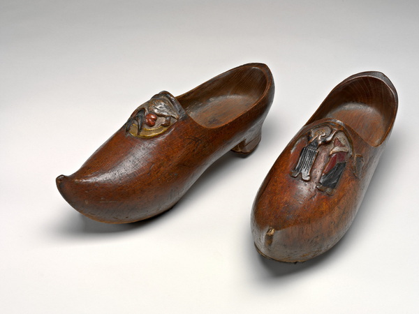 Pair of Wooden Shoes (Sabots), 1889-90 (right)