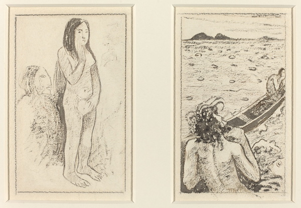 Parau No Te Varau Ino (left) - Tahitian Legend (right), 1894-95