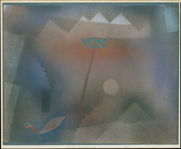 Paul Klee Bird Wandering Off