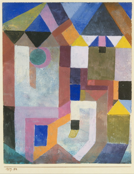 Paul Klee Colorful Architecture