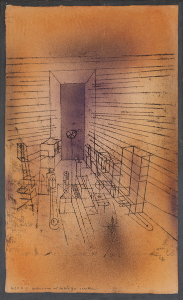 Paul Klee Ghost Chamber with the Tall Door (New Version)