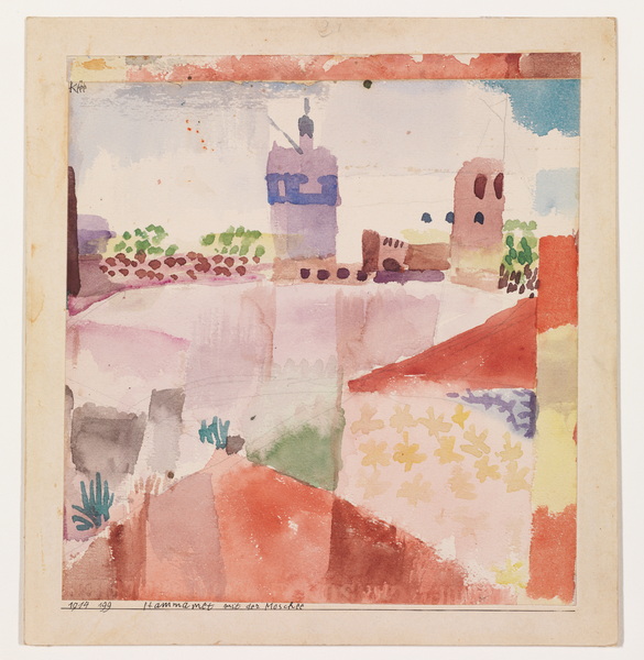 Paul Klee Hammamet with Its Mosque