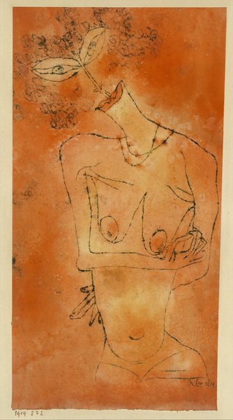 Paul Klee Lady Inclining Her Head