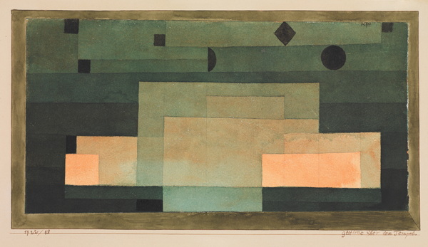 Paul Klee The Firmament Above the Temple