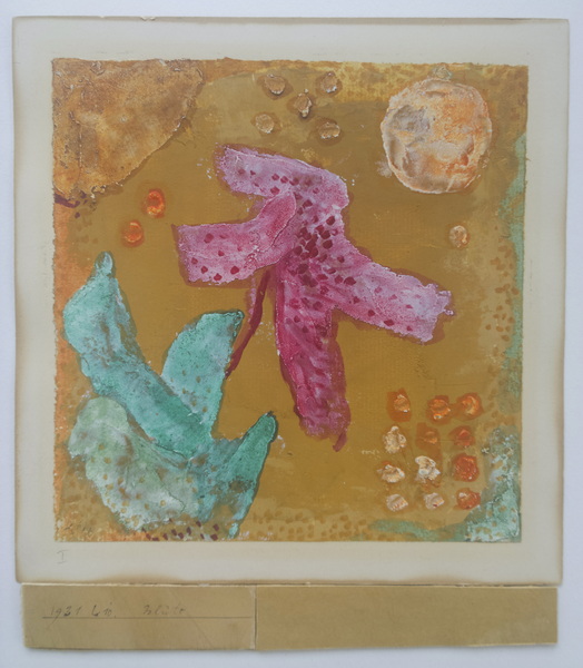 Paul Klee, Blüte (flower), catalogue raisonné 5455, 1931 50 (L10)