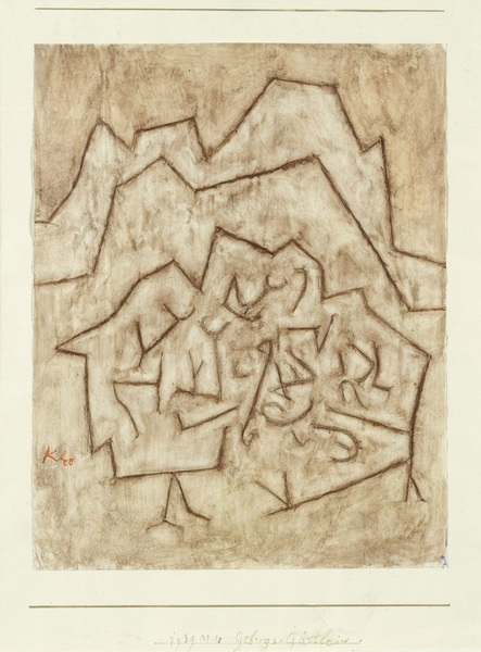 Paul Klee Gebirgs Gartlein 1939