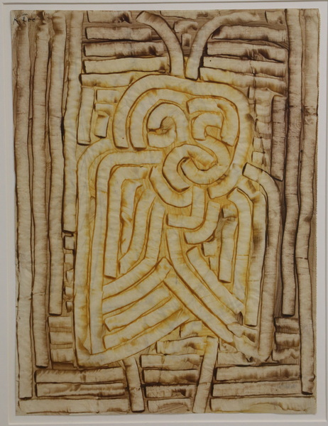 Paul Klee Maske Motte 1933 Kleisterfarbe auf Papier Ulmer Museum 1