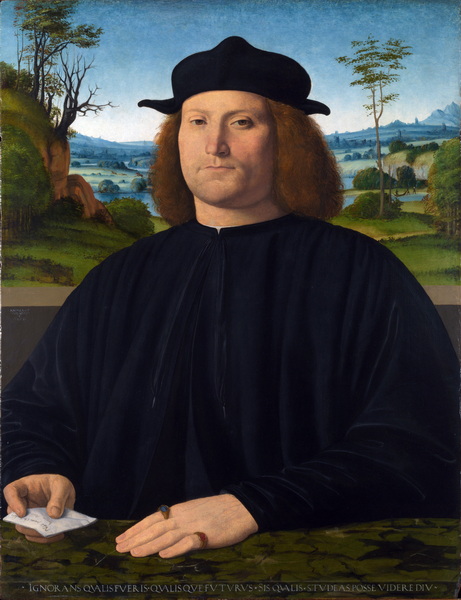 Portrait of Giovanni Cristoforo Longoni (1505) (London, National Gallery)