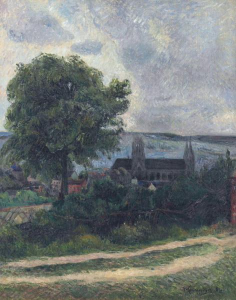 Rouen, Saint-Ouen Church, 1884