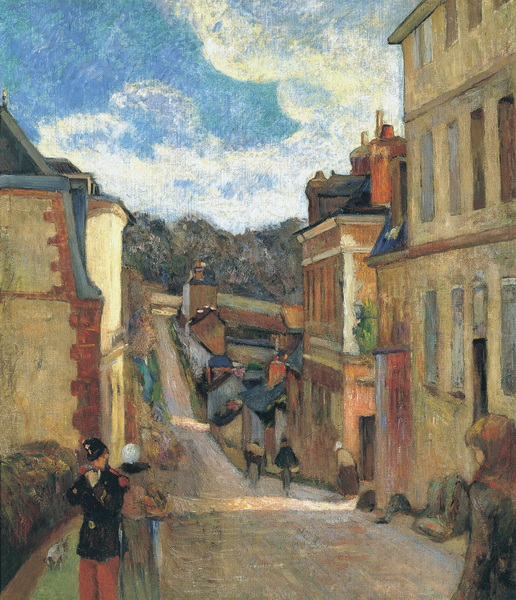 Rue Jouvenet in Rouen, 1884