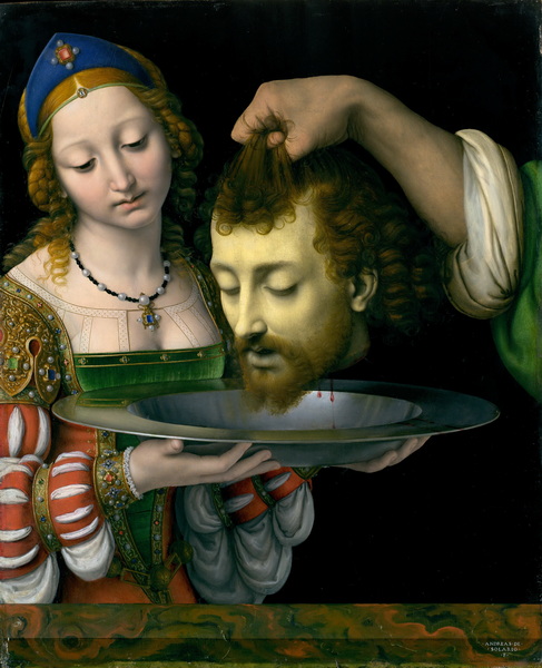 Salome with the Head of St. John the Baptist (1506-1507) (57x47) (New York, Metropolitan)