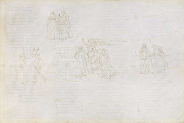 Sandro Botticelli Drawings for Dante s Divine Comedy (Purgatory 17)